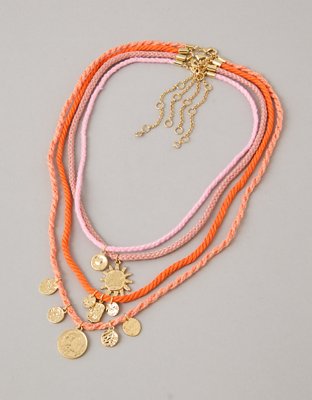 AE Corded Charm Necklaces 5-Pack from American Eagle - $18.71 (21% off)