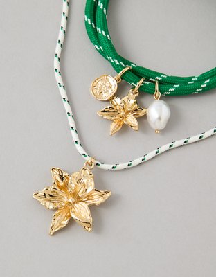 AE Corded Necklace & Bracelet Set