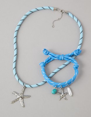 AE Corded Necklace & Bracelet Set from American Eagle - $11.96 (25% off)