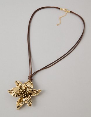 AE Boho Hibiscus Necklace from American Eagle - $12.95