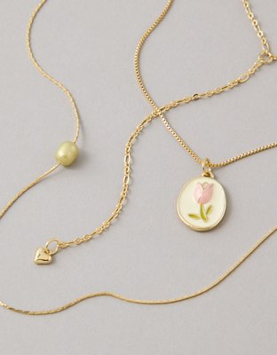 AE Tulip Necklaces 3-Pack