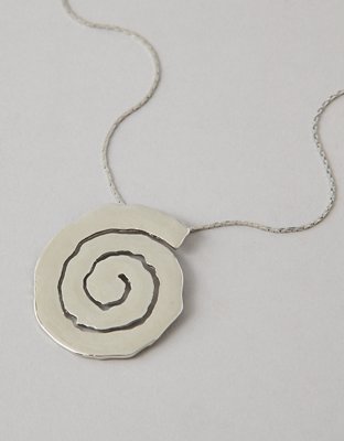 AE Swirl Pendant Necklace