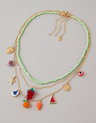 AE Fruit Necklaces 3-Pack from American Eagle - $19.95