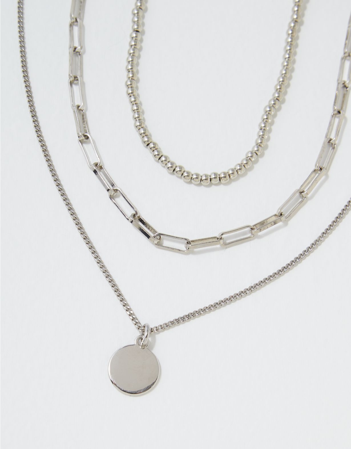 AEO Disc + Beaded Necklaces 3-Pack