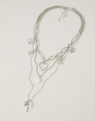 AEO Charm Necklace 3-Pack