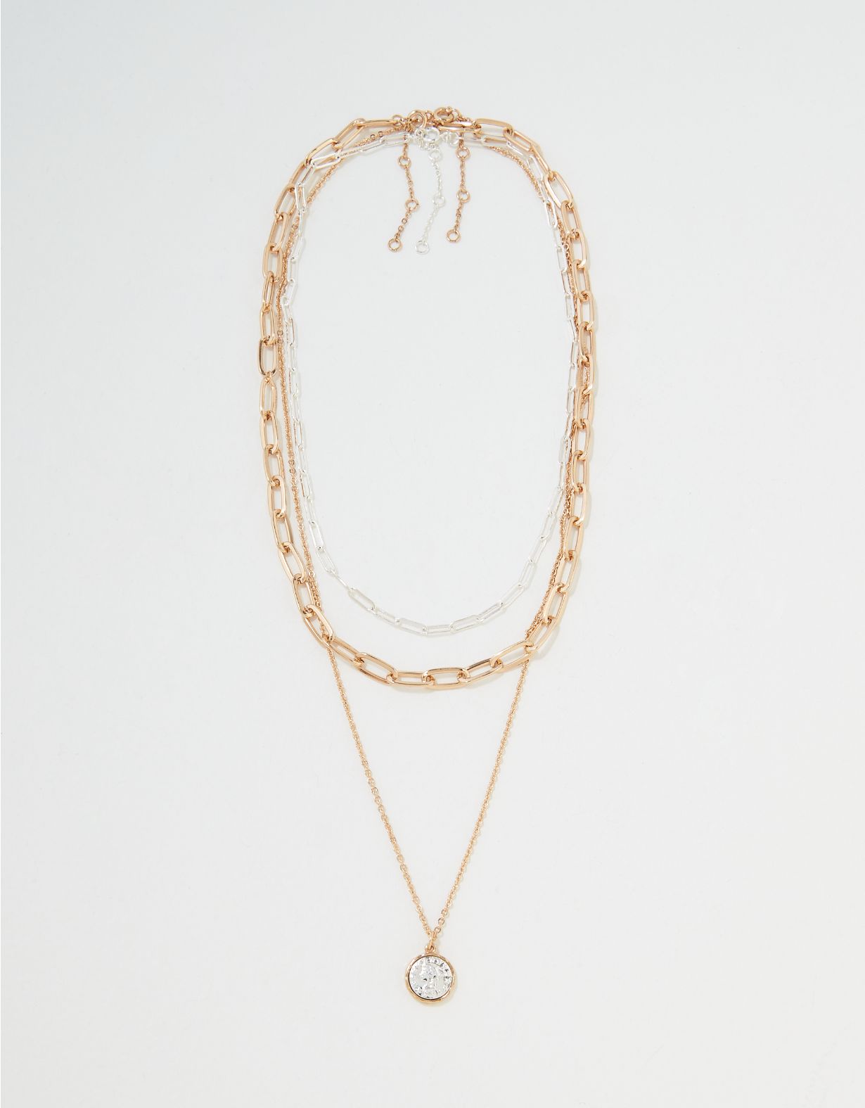 AEO Gold + Silver Coin Necklace