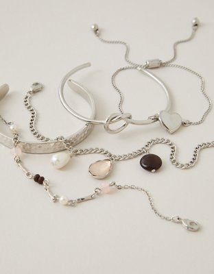 AEO Chain & Cuff Bracelet 5-Pack