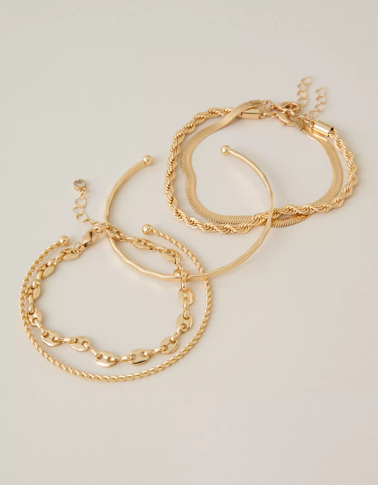 AEO Chain & Cuff Bracelet 5-Pack - thumbnail 3