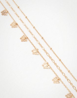 American Eagle AEO Butterfly Anklet 3-Pack — фото 2