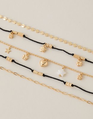 AEO Heart Bracelet 5-Pack
