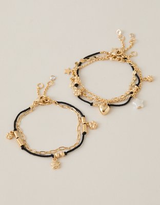AEO Heart Bracelet 5-Pack
