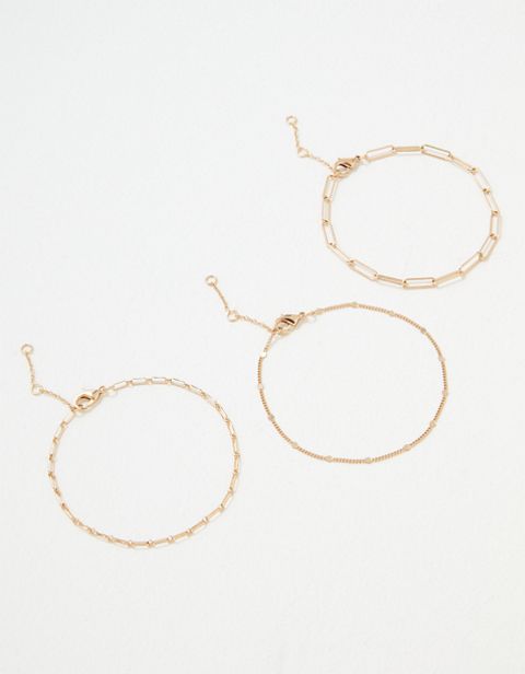 Бельё AEO Delicate Bracelet, 3 шт. — American Eagle