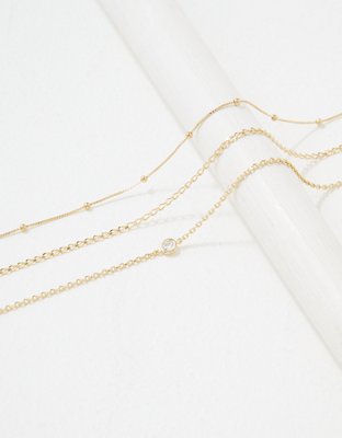 AE The Keeper's Collection 14K Gold Delicate Bracelet 3-Pack