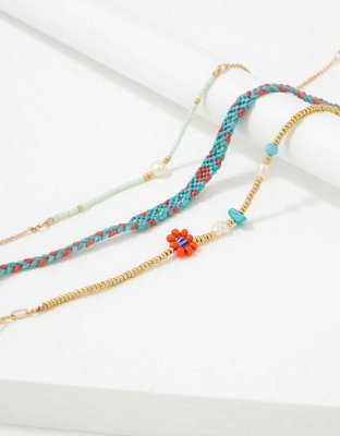 American Eagle AEO Threaded Anklet 3-Pack — фото 2