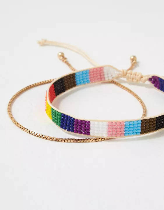 AEO Pride Bracelet 2-Pack