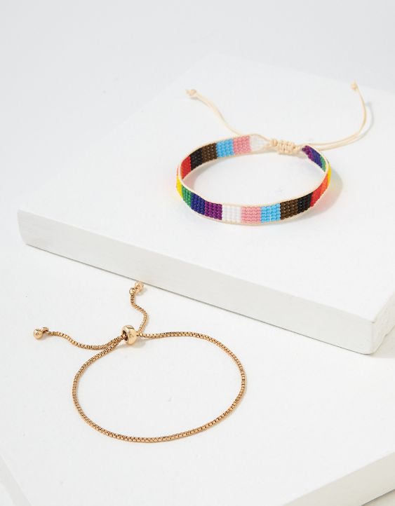AEO Pride Bracelet 2-Pack