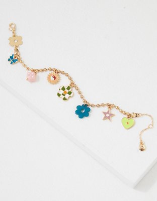 AEO Ball Chain Charm Bracelet