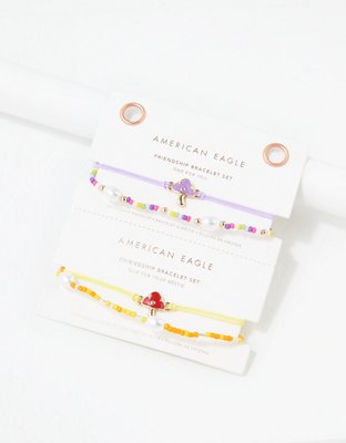 AEO Mushroom Friendship Bracelets