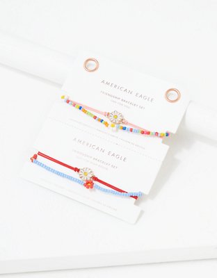 AEO Flower Friendship Bracelets