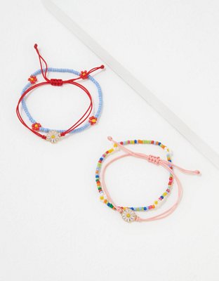 AEO Flower Friendship Bracelets