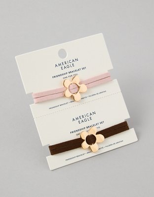 AEO Resin Daisy Friendship Bracelet 2-Pack