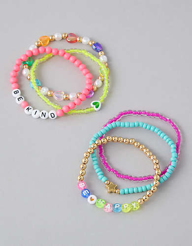 AEO Rainbow Bracelet 6-Pack