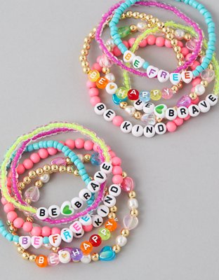 AEO Rainbow Bracelet 6-Pack