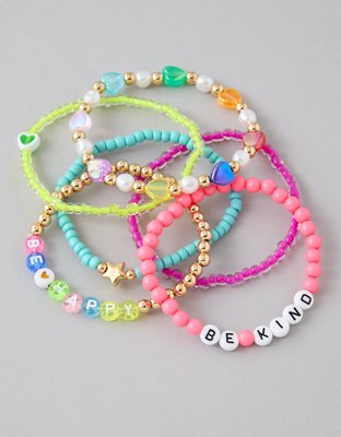 AEO Rainbow Bracelet 6-Pack