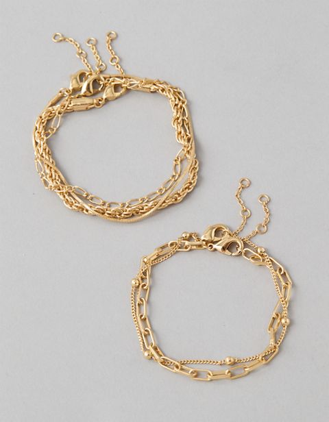 Бельё AEO Gold-Tone Bracelets, 5 шт. — American Eagle