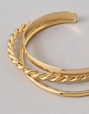Lot de trois bracelets joncs AEO