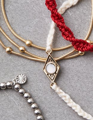 AEO Silver And Brick Shade Arm Party