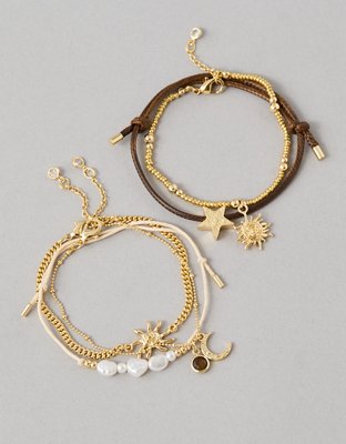 AEO Brown Bracelet 5-Pack