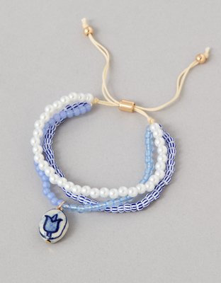 AEO Blue Tulip Bracelet