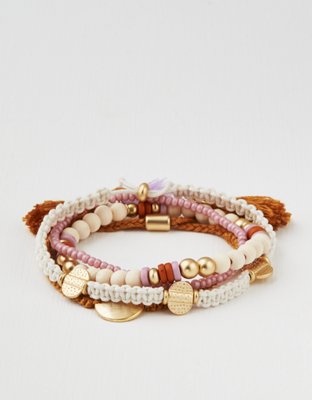 AE Mustard 4-Pack Bracelet Arm Party