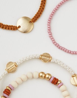 AE Mustard 4-Pack Bracelet Arm Party