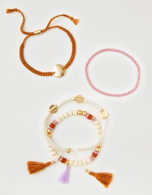 AE Mustard 4-Pack Bracelet Arm Party