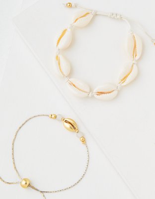 Бельё AEO Shell Bracelets, 2 шт. — American Eagle — фото 2