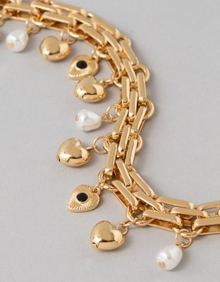 Bracelet à breloque en forme de cœur AEO