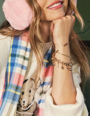 AEO Heart Charm Bracelet