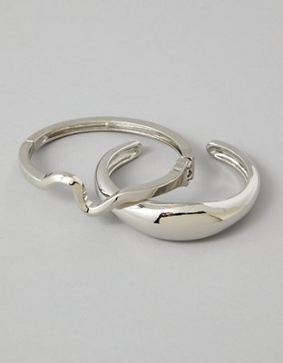 AEO Wave Hinge Bracelet 2-Pack