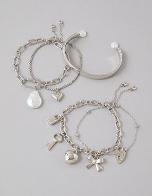 AE Silver Bracelet 5-Pack