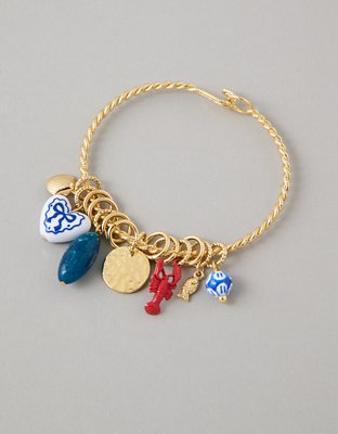 AE Charm Bangle Bracelet