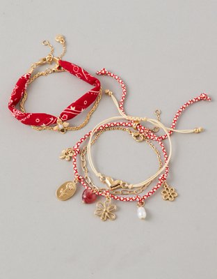 AE Mixed Media Bracelets 5-Pack