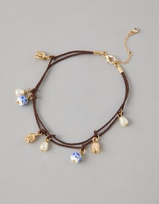 AE Tulip Charm Anklet