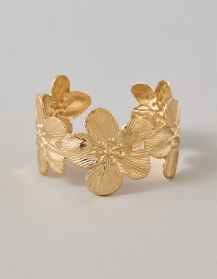 AE Hibiscus Cuff Bracelet from American Eagle - $12.95