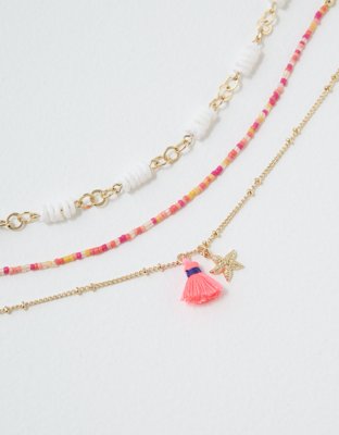 American Eagle AEO Bead Anklets 3-Pack — фото 2