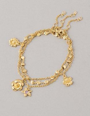 AE Floral Anklet 3-Pack from American Eagle - $17.95