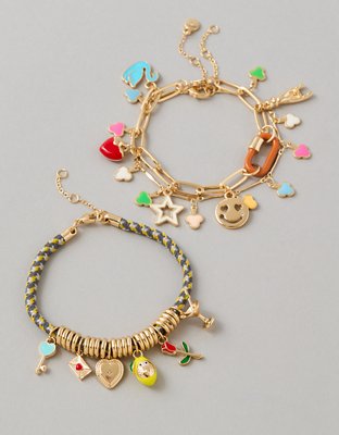 AE Pride Charm Bracelets 3-Pack from American Eagle - $17.95
