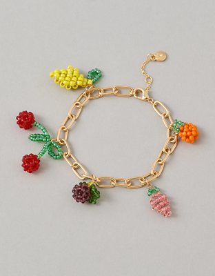 AE Beaded Fruit Bracelet from American Eagle - $15.95