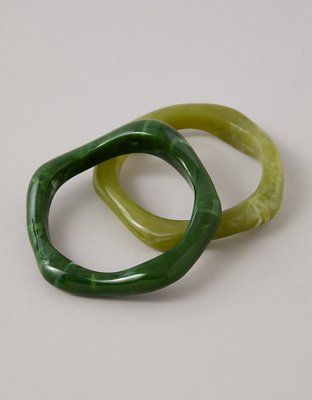 AE Green Stone Bracelet 2-Pack